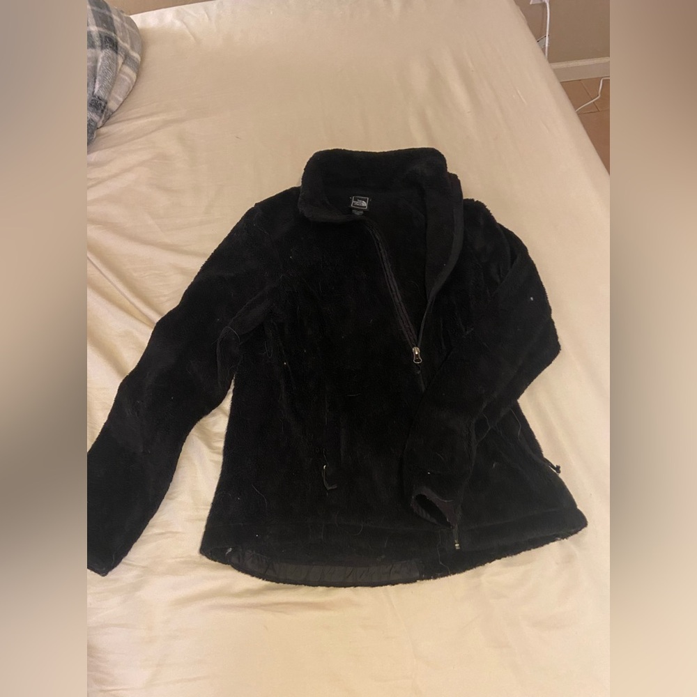 The North Face Black Teddy Jacket Plush Fleece